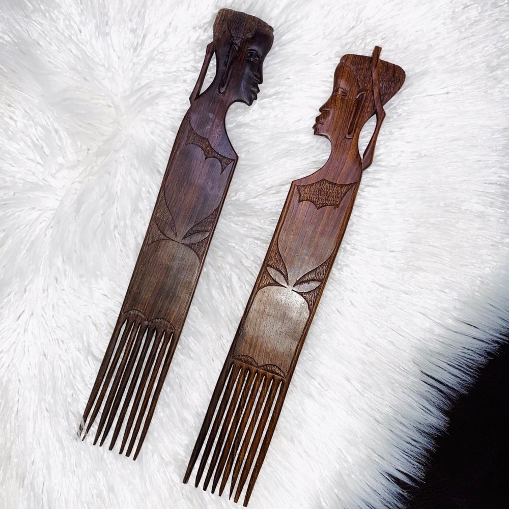 African Wedding Comb Set